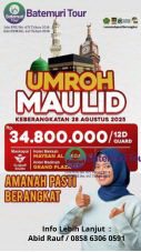 Paket Umrah Maulid  1447H, AdibHaramain-Btt, Umrah 12 Hari, Keberangkatan 28 Agustus 2025